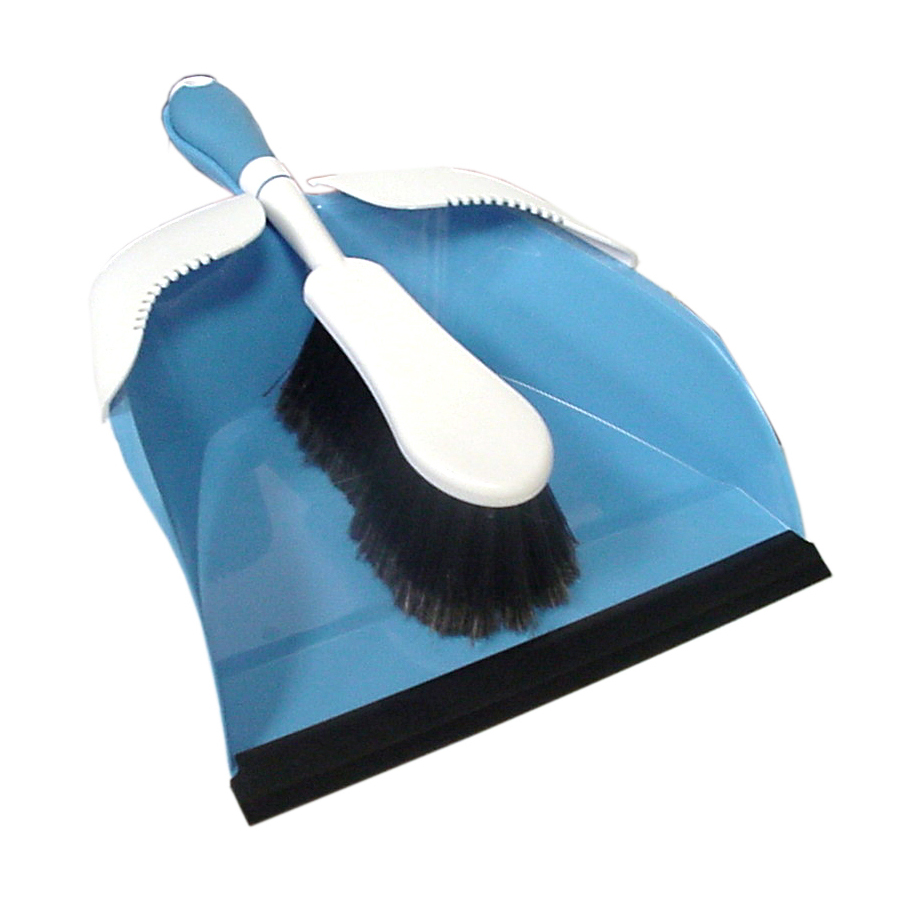 Recojedor con cepillo para la limpieza y lavado del hogar, tamaño 35,5 x  23,5 x 7,5 cm, Colores Aleatorios