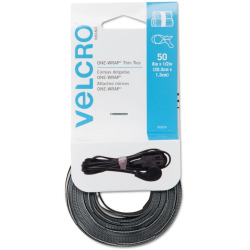 TIRAS DE VELCRO NEGRO 3.6 METROS 1 PIEZA ONE WRAP