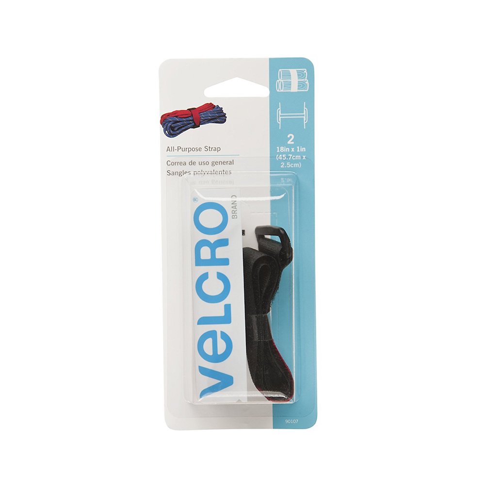 TIRAS DE VELCRO NEGRO 3.6 METROS 1 PIEZA ONE WRAP